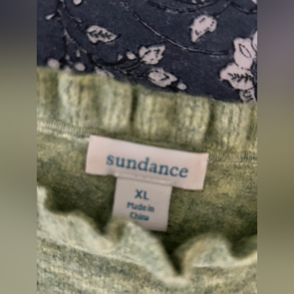Sundance Heathered Green Sweater
